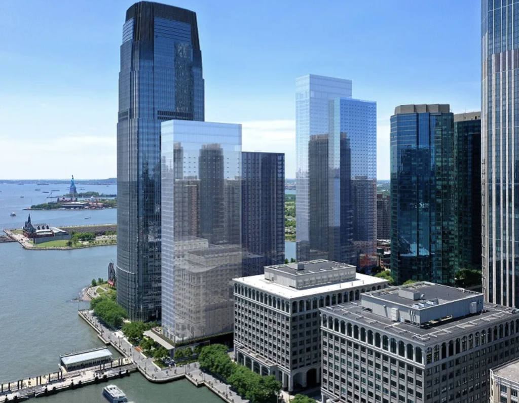 Rendering of 50 and 55 Hudson Street, Jersey City, NJ. 